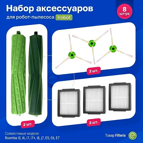 Набор для Irobot Roomba i3, i4, i6, i7, i8, j7, E5