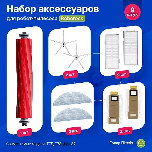Набор для Roborock S7 Plus, Roborock S7 MaxV Plus