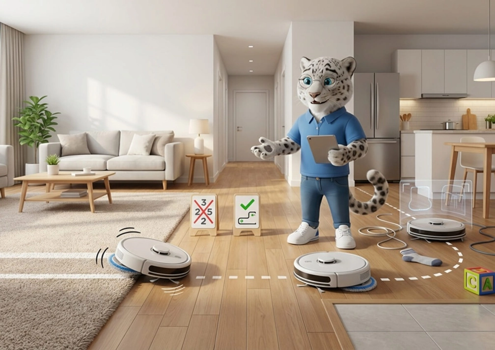 фото: Проходимость и бытовые препятствия для робота-пылесоса