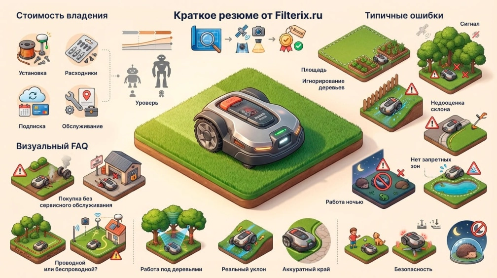 фото: Как выбрать робота-газонокосилку в 2026