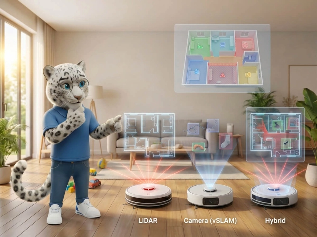 фото: Навигация и карты робота-пылесоса