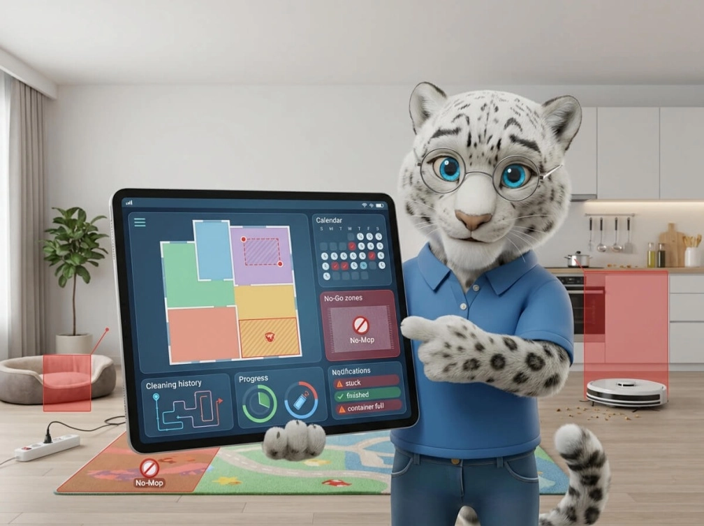 фото: Приложение для робота-пылесоса