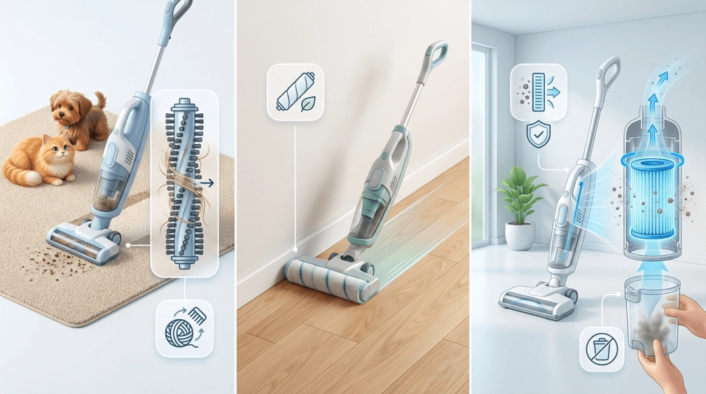 фото: Выбор вертикального пылесоса в 2026 году