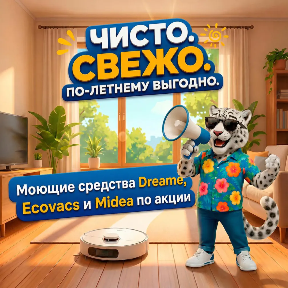 Распродажа оригинальных моющих средств для пылесосов 