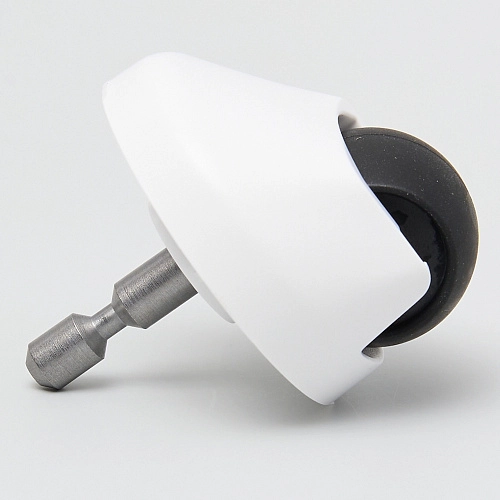 Колесо переднее, ведущее для Xiaomi Mop P, 2S, 3C, S10, Viomi V2/V3, Mijia LDS - белое, оригинал