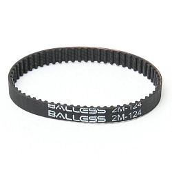 Зубчатый ремень для турбощетки (роликовой щетки) вертикального пылесоса: HTD 2M-124-5, 62 зуба Зубчатый ремень для турбощетки (роликовой щетки) вертикального пылесоса: HTD 2M-124-5, 62 зуба