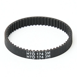 Зубчатый ремень для турбощетки (роликовой щетки) вертикального пылесоса: HTD 3M-174-8, 58 зубьев Зубчатый ремень для турбощетки (роликовой щетки) вертикального пылесоса: HTD 3M-174-8, 58 зубьев