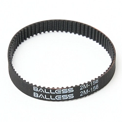 Зубчатый ремень для турбощетки (роликовой щетки) вертикального пылесоса: HTD 2M-156-6, 78 зубьев