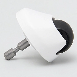 Колесо переднее, ведущее для Xiaomi Mop P, 2S, 3C, S10, Viomi V2/V3, Mijia LDS - белое, оригинал