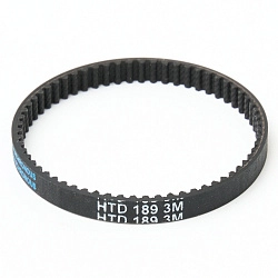 Зубчатый ремень для турбощетки (роликовой щетки) вертикального пылесоса: HTD 3M-189-6, 63 зуба