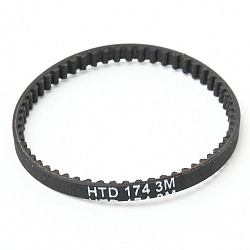 Зубчатый ремень для турбощетки (роликовой щетки) вертикального пылесоса: HTD 3M-174-4, 58 зубьев Зубчатый ремень для турбощетки (роликовой щетки) вертикального пылесоса: HTD 3M-174-4, 58 зубьев
