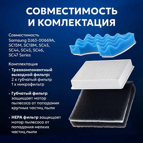 Фильтры для Tefal TW37.., Rowenta RO37..