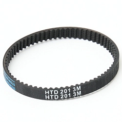Зубчатый ремень для турбощетки (роликовой щетки) вертикального пылесоса: HTD 3M-201-6.5, 67 зубьев