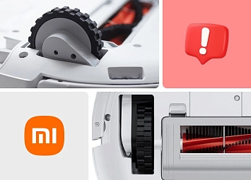 фото: Ошибка колеса робота-пылесоса Xiaomi: что делать если код ошибки 3 на пылесосе? 