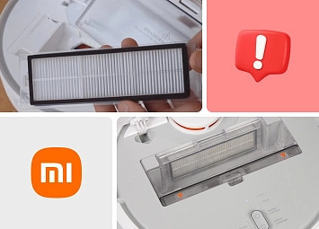 фото: Ошибка фильтра робота-пылесоса Xiaomi: признаки и причины, способы исправления