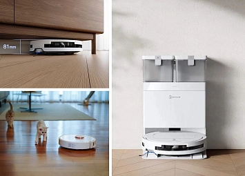 фото: Новинка Ecovacs: тонкий и мощный Deebot T50 PRO. Пройдет везде, дотянется до всего
