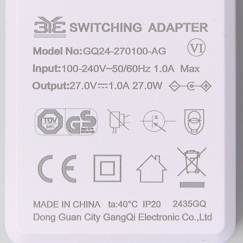 Адаптер питания Deerma VX96W - GQ24-270100-AG, оригинал