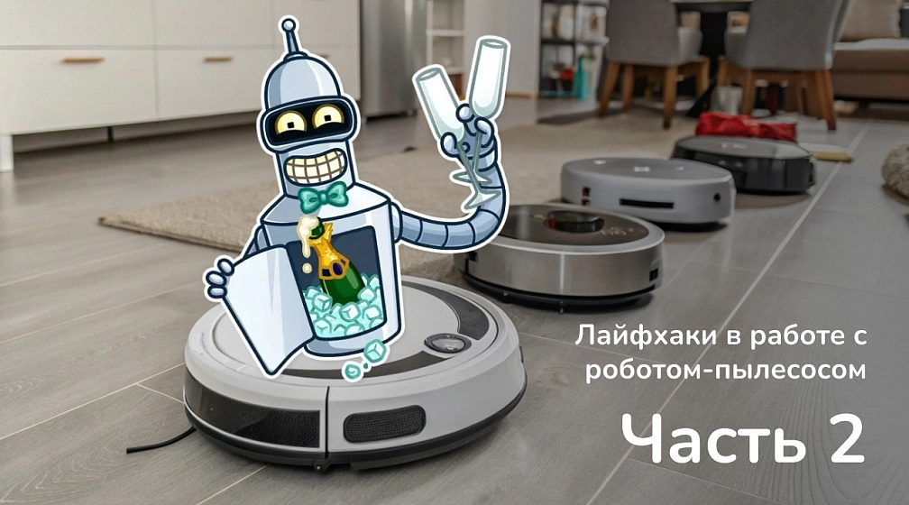 Популярные лайфхаки с робот-пылесосом. Часть 2 фото: Популярные лайфхаки с робот-пылесосом. Часть 2