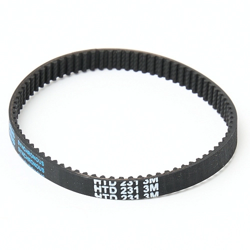 Зубчатый ремень для турбощетки (роликовой щетки) вертикального пылесоса: HTD 3M-231-7, 77 зубьев