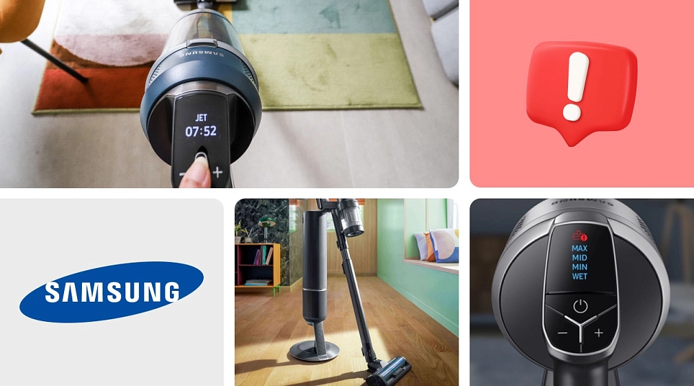 Ошибки пылесосов Samsung: коды, причины и способы устранения фото: Ошибки пылесосов Samsung: коды, причины и способы устранения