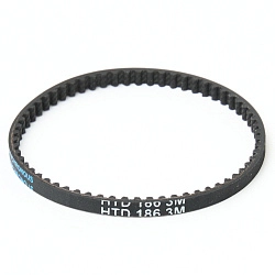 Зубчатый ремень для турбощетки (роликовой щетки) вертикального пылесоса: HTD 3M-186-4, 62 зуба Зубчатый ремень для турбощетки (роликовой щетки) вертикального пылесоса: HTD 3M-186-4, 62 зуба