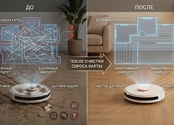 фото: Ошибка построения карты: Почему робот-пылесос «заблудился», рисует кривые комнаты и как это исправит