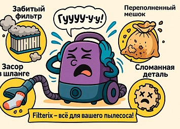 фото: Гудит пылесос: что делать?