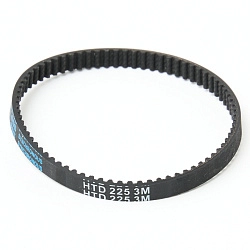 Зубчатый ремень для турбощетки (роликовой щетки) вертикального пылесоса: HTD 3M-225-6, 75 зубьев