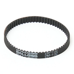 Зубчатый ремень для турбощетки (роликовой щетки) вертикального пылесоса: HTD 2M-132-4, 66 зубов