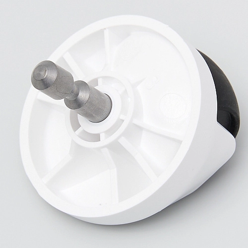 Колесо переднее, ведущее для Xiaomi Mop P, 2S, 3C, S10, Viomi V2/V3, Mijia LDS - белое, оригинал