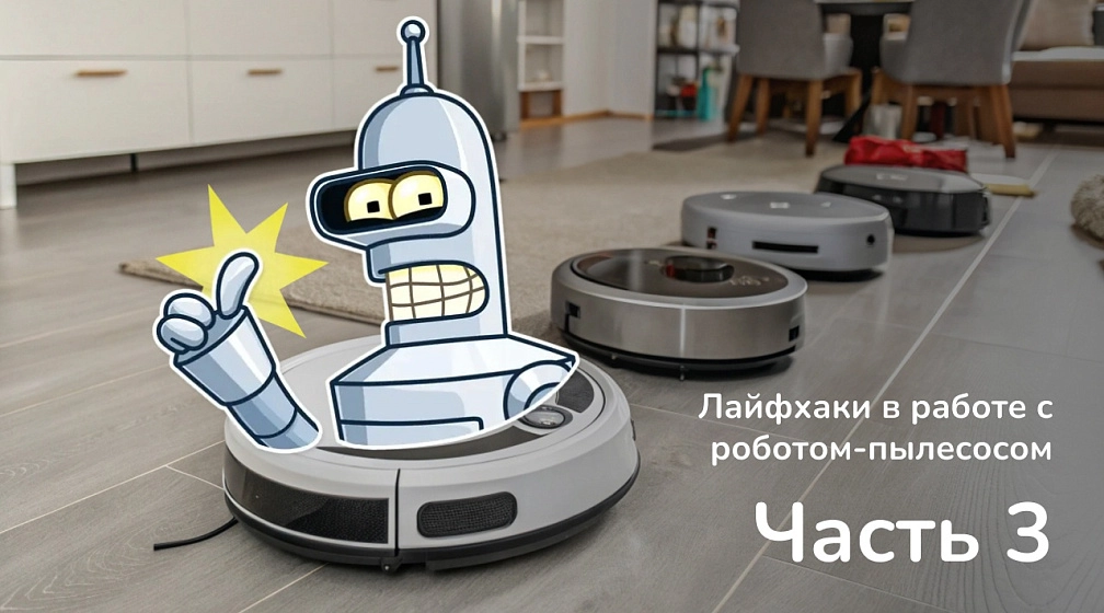 Популярные лайфхаки с робот-пылесосом. Часть 3 фото: Популярные лайфхаки с робот-пылесосом. Часть 3