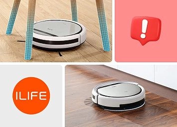 фото: Частые ошибки робота-пылесоса ILIFE V50 и их решения