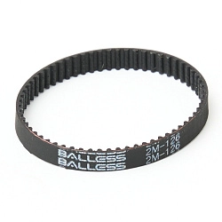 Зубчатый ремень для турбощетки (роликовой щетки) вертикального пылесоса: HTD 2M-126-4, 63 зуба