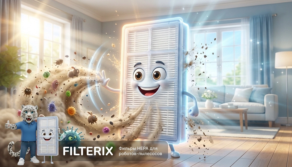 фото: Фильтр HEPA для робота-пылесоса 