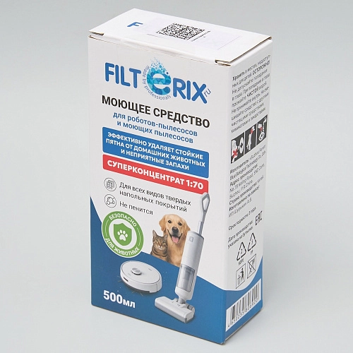 Средство от запаха животных для роботов-пылесосов и моющих пылесосов, концентрат 1:70, 500мл