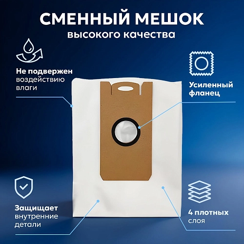 Мешки для Lydsto W2 / W2 Edge — пылесборник, 5 шт