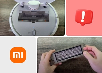 фото: Замена фильтра в роботе-пылесосе Xiaomi