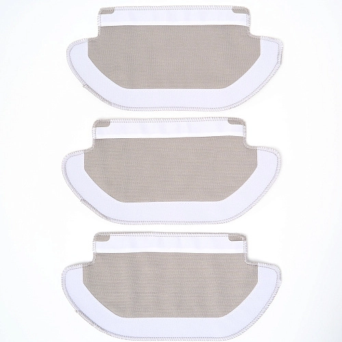 Салфетка Xiaomi Mi 2S, Mop P, Viomi V2 Pro - 3 шт, оригинал МОП, салфетка Xiaomi Mi Robot Vacuum 2S, Mop P, Viomi V2 Pro и др. - 3 шт, оригинал