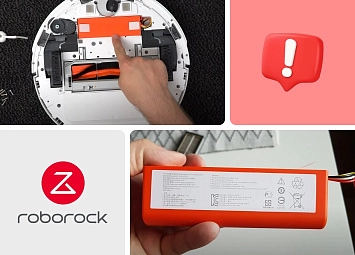 фото: Замена аккумулятора робот-пылесос Roborock