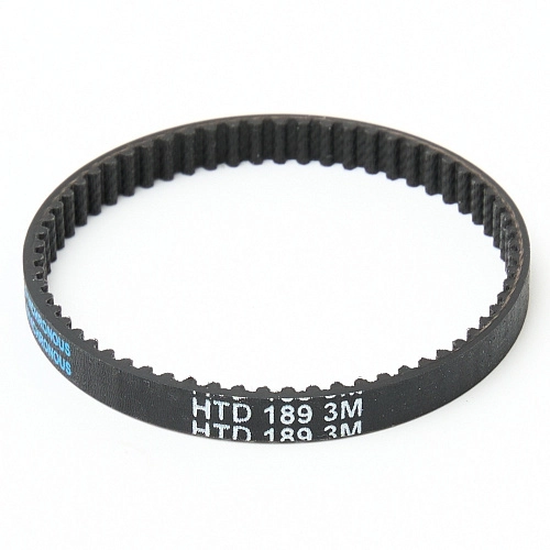 Зубчатый ремень для турбощетки (роликовой щетки) вертикального пылесоса: HTD 3M-189-6, 63 зуба