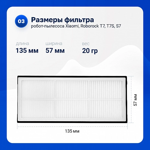 Фильтры для Roborock S7, S7 MaxV Series, S8 Series