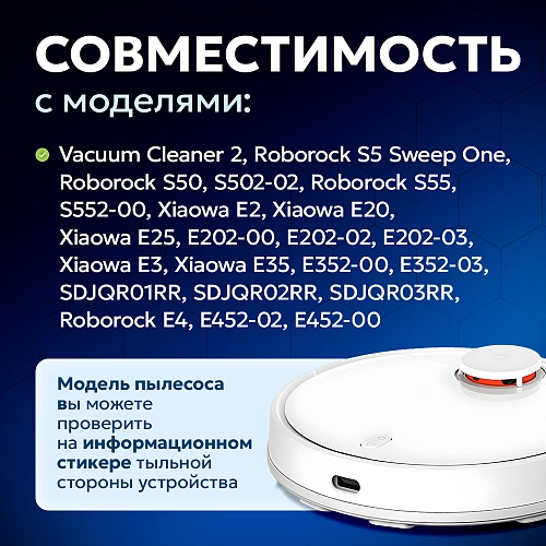 Набор для фильтров и щеток Xiaomi Robot Vacuum E5