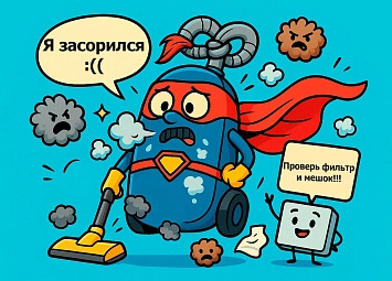фото: Забился пылесос: что делать?