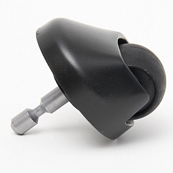 Колесо переднее (ведущее) для Xiaomi Mop P, 2S, 3C, S10, Mijia LDS, Viomi V2/V3 - черное, оригинал