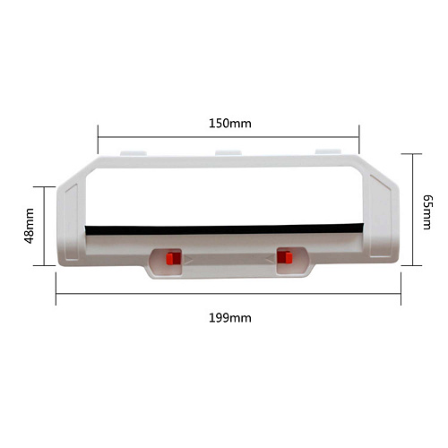 фото: Крышка основной щетки для робота пылесоса Xiaomi Mi Robot Vacuum Mop 2S, Vacuum Mop P, Robot Vacuum S10, Robot Vacuum S12, Mijia Vacuum 3C, Mijia LDS, Viomi SE - белая