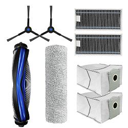 фото: Комплект аксессуаров Ecovacs X8 Pro Plus — HEPA фильтр, мешки, щетки, валик