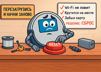 Как сбросить робот-пылесос до заводских настроек: пошаговая инструкция фото: Как сбросить робот-пылесос до заводских настроек: пошаговая инструкция