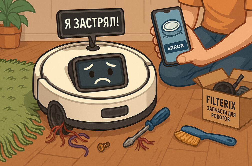 Почему робот-пылесос застревает: причины и пошаговое решение фото: Почему робот-пылесос застревает: причины и пошаговое решение